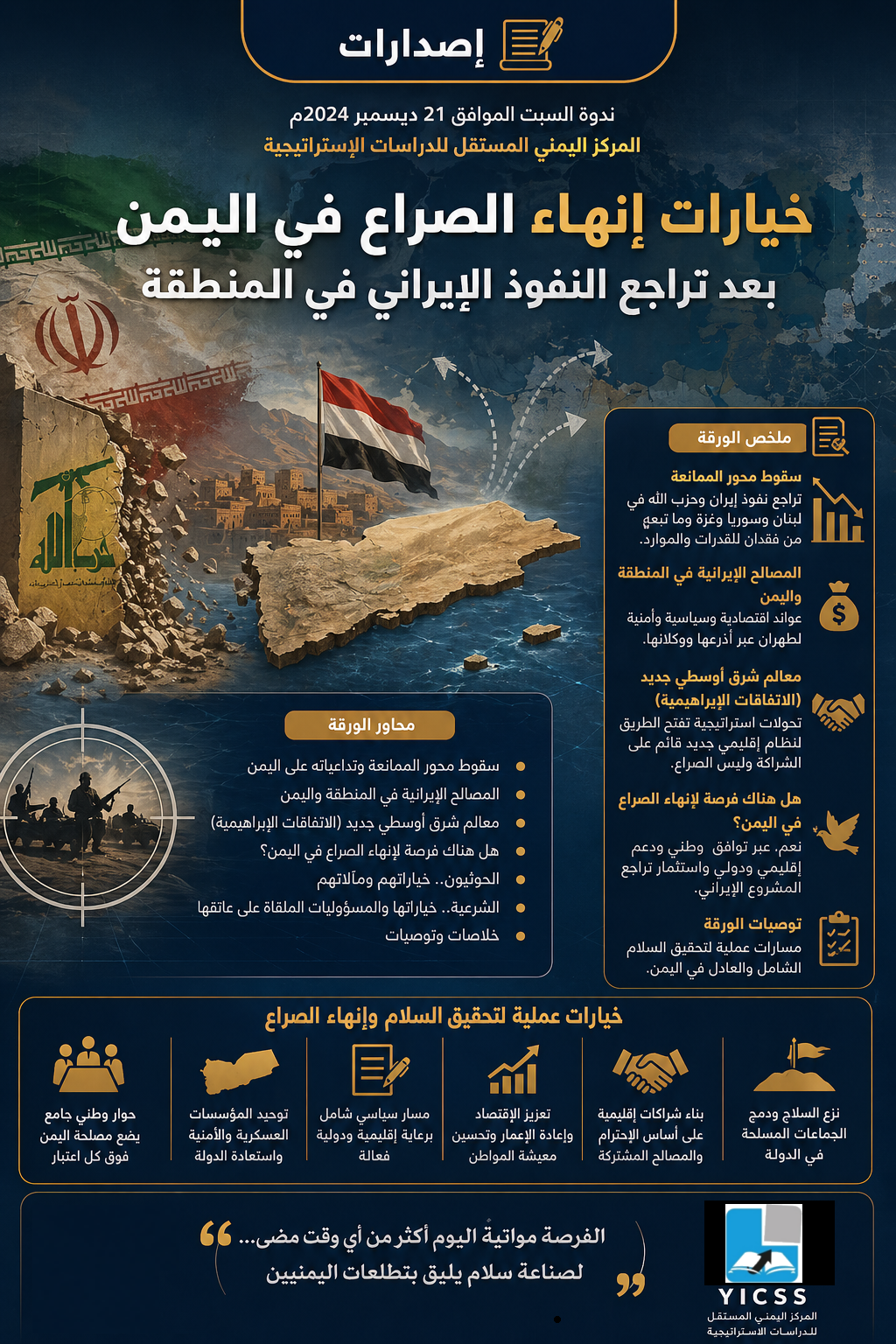 خيارات إنهاء الصراع في اليمن&hellip;